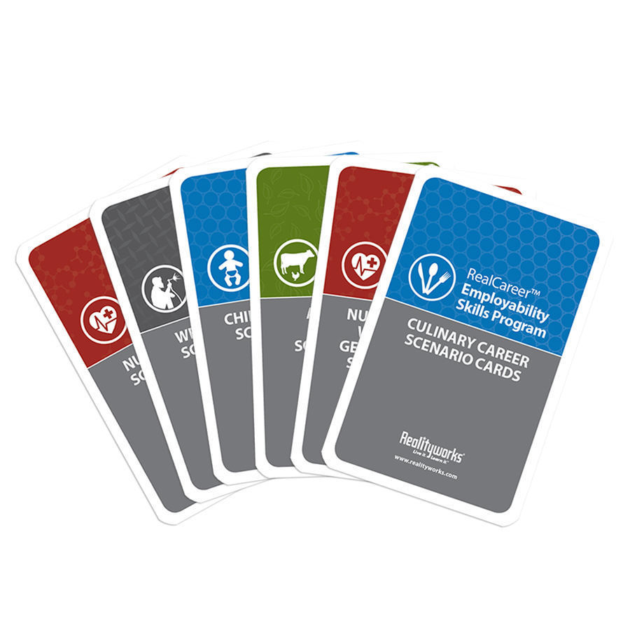 Career Scenario Cards: Available for FCS, Health Science, Trade Skills and Agriculture programs