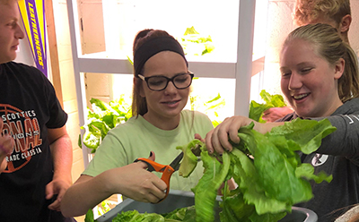 Hydroponics Students