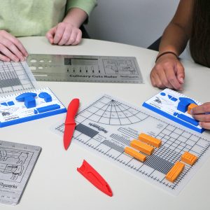 Students use the Knife Skills Kit