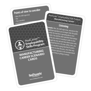 Manufacturing Career Scenario Cards