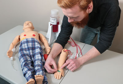 Pediatric nursing manikin