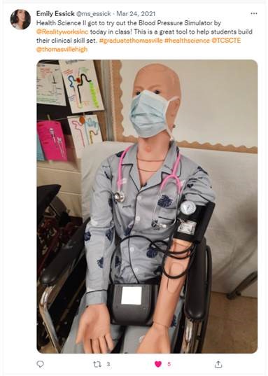 Emily Essick, Health Science Teacher