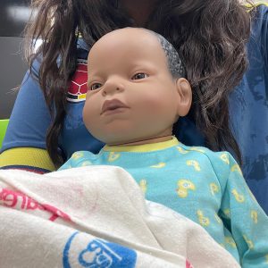 Student With The RealCare Baby