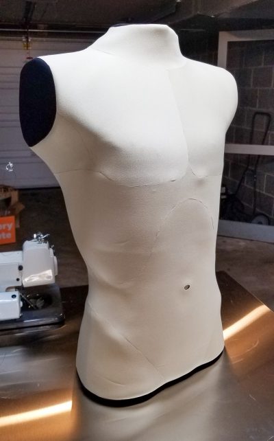 Auscultation Trainer on table with skin cover