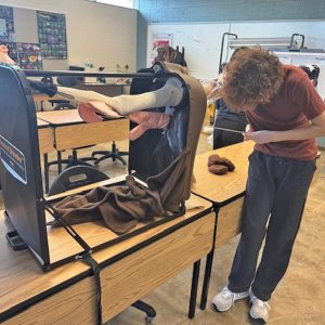 Student at Surry College uses the Bovine Breeder