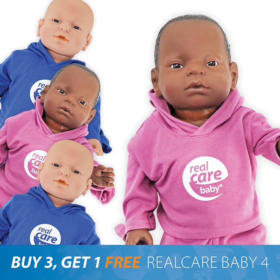 Buy 3, Get 1 Free RealCare Baby